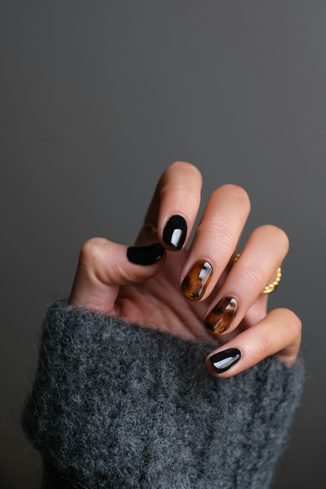 A gel manicure